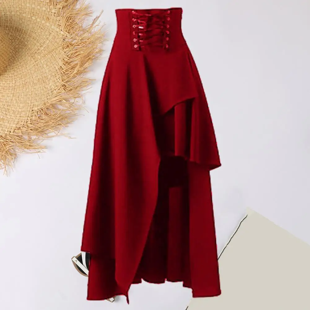 ชุดโจรสลัดคอสเพลย์กอธิกสตีมพั๊งก์ยุคฟื้นฟูศิลปวิทยาของผู้หญิงกระโปรงยาวชายเสื้อวินเทจเทศกาลฮาโลวีน