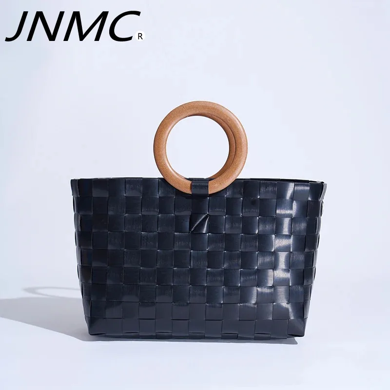 

JNMC Women's Plain Pure Hand-woven Shoulder Handbag 2024 The Latest Bohemia, Suitable For Everyday Going Out