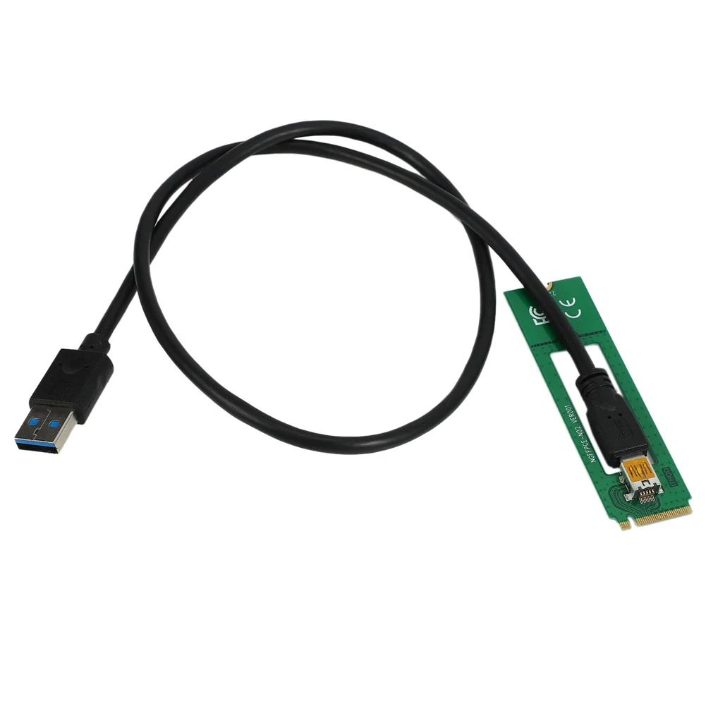 Ingenious-2X NGFF M.2 M Key To USB 3.0 PCI-E Riser Card M2 To USB3.0 PCIE 16X 1X Extender With Power For Litecoin Bitcoin Miner