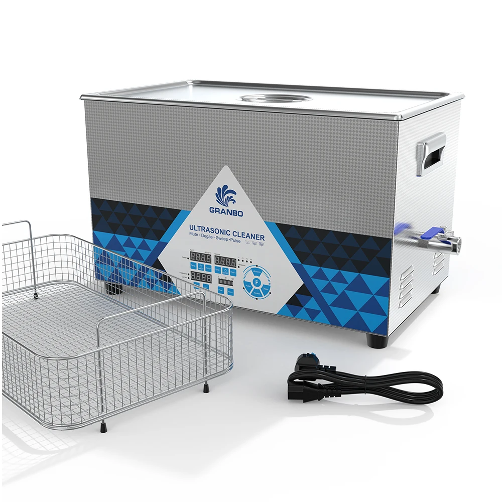 

Ультразвуковой очиститель Granbo 22L, 700 Вт, многочастотный, 28/33/40 кГц, бесшумный импульсный лабораторный медицинский полупроводниковый