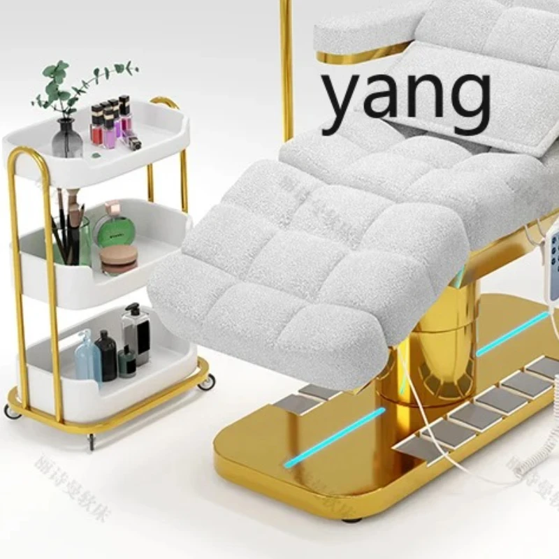 

LMM high-end electric beauty bed lifting massage bed massage massage eyelash face wash light luxury