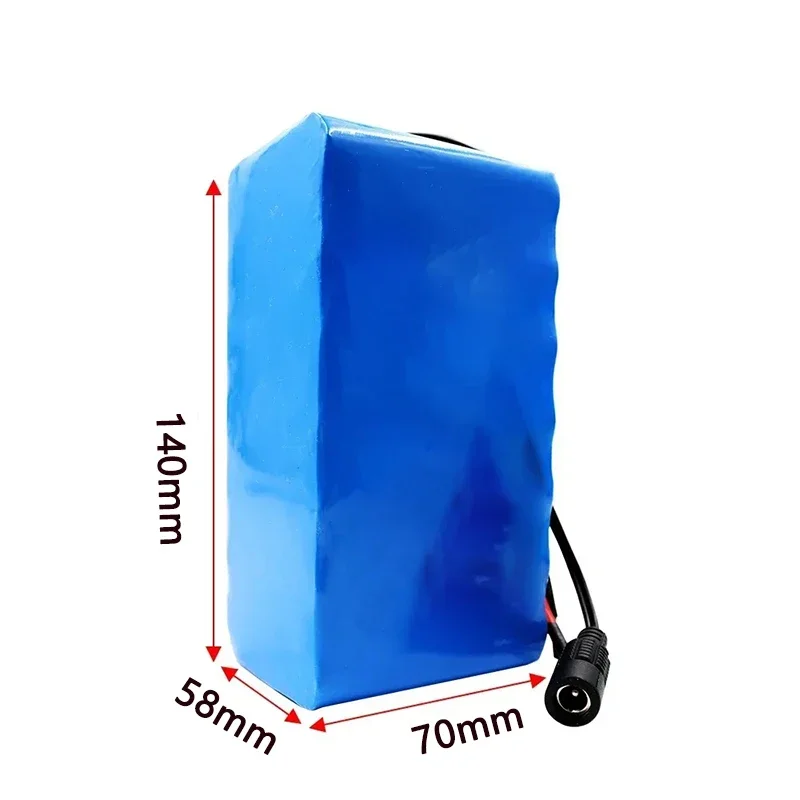 7S3P E-Bicycle 18650 29.4V14Ah Lithium Battery Pack for Electric Scooter Rechargeable Replacement Li-ion Battery+29.4V Charger