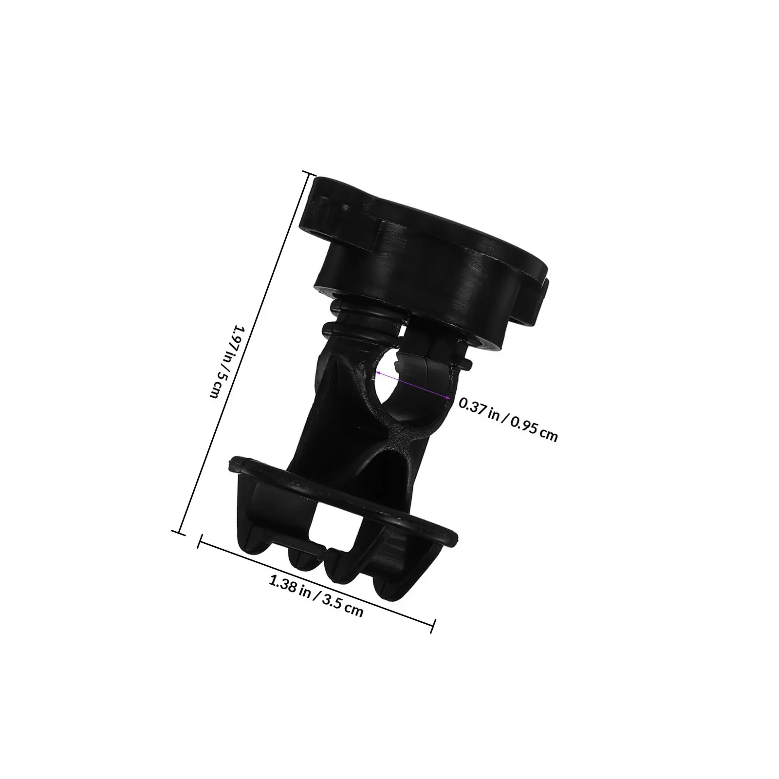 10Pcs Electric Fence Wire Insulator Bolt-on Round Post Accessories Durable Plastic Fence Hardware Agricultural Fencing Supplies
