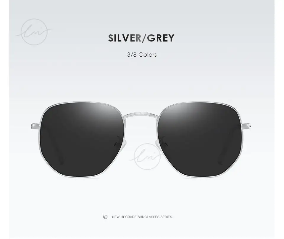 LM Neue Mode Frauen Hexagon Sonnenbrille Männer Retro Polarisierte Fahren Beschichtung Spiegel Sonnenbrille Goggle UV400 Brillen gafas de sol – Detail 12