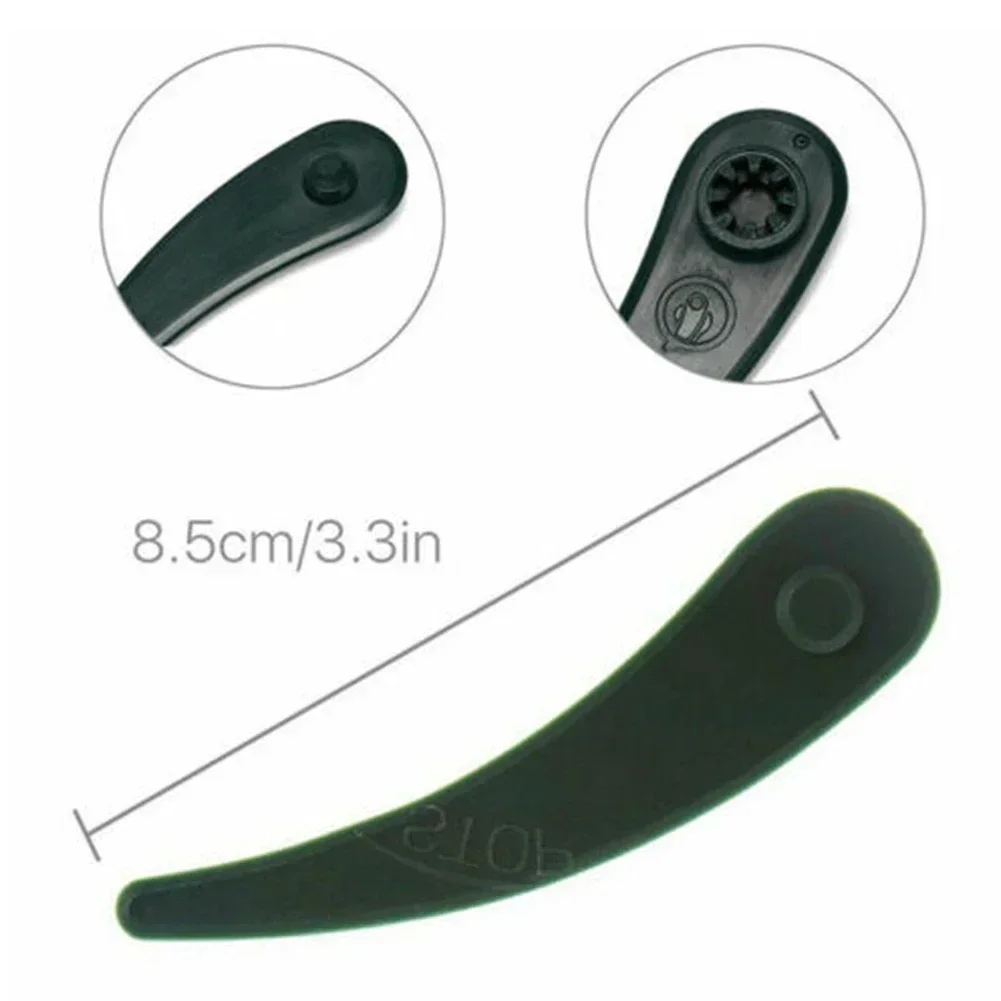 10pcs Grass Strimmer Trimmer Dura Blade Blades For Bosch ART23-18LI ART26-18LI Lawn Mower Replacement Blade Trimmer