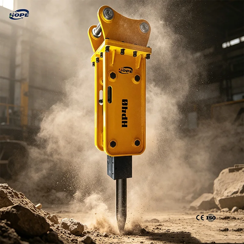 

SB40 Top Hydraulic Rock Breaker Hammer, Excavator Attachment New Design For Rock Concrete Demolition Factory Wholesale Parts