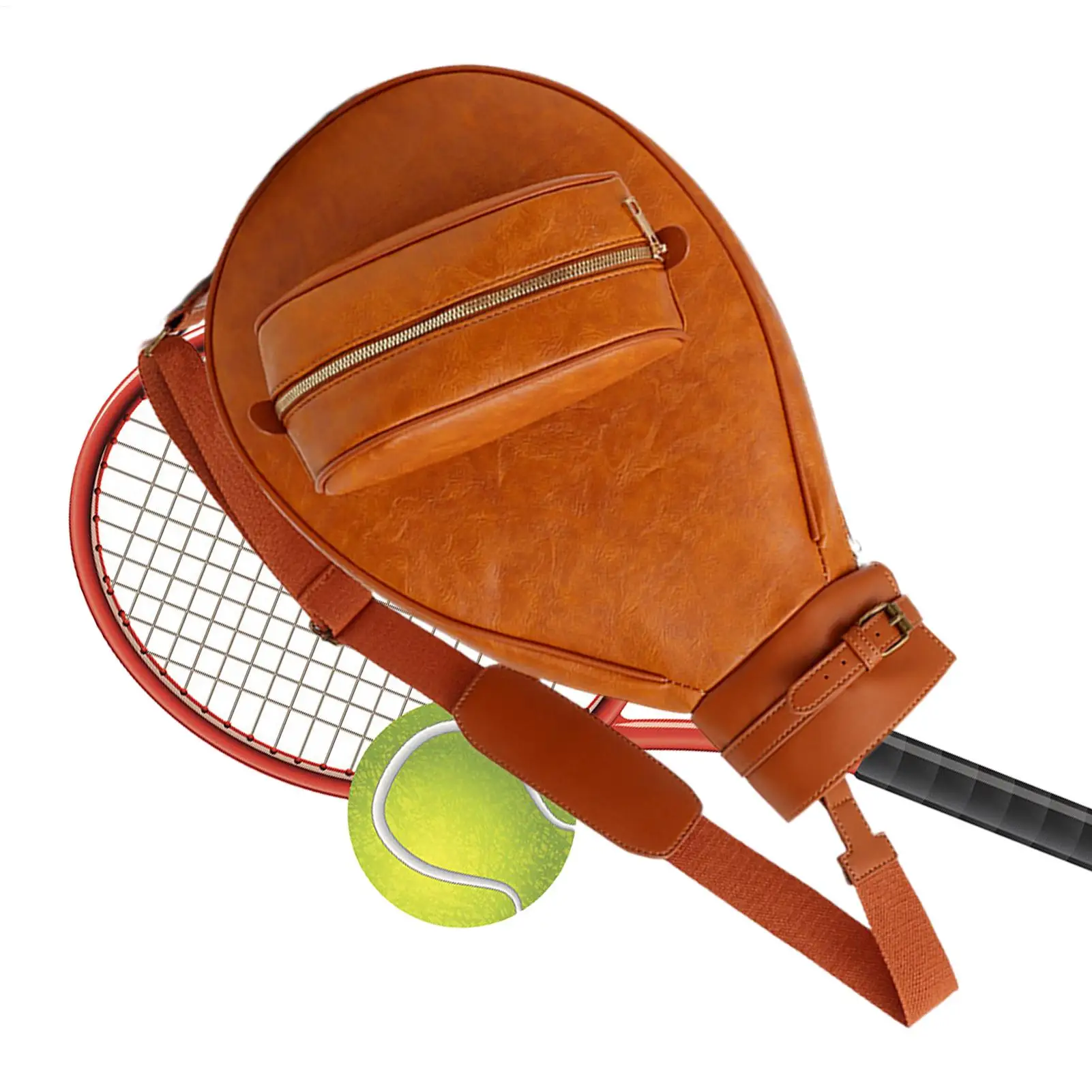 Tennis Bag Large Capacity Sling Storage With Adjustable Strap Tennis Racket Sling Bag For Women Men Player Gym Beach Sport