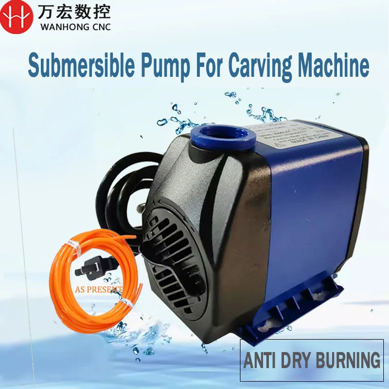 

Submersible Water Pump 45W Spindle Motor Tool Circulating Cooling 220V 2.5M For Engraving Cutting Machine