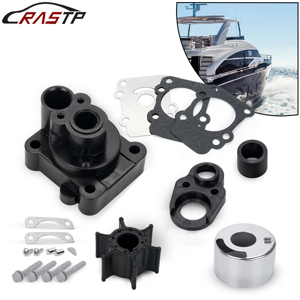 RASTP-Water Pump Impeller Repair Kit OE 682-44300-01-00 682-W0078-A1-00 For Yamaha 9.9HP 15HP Mariner HP 2/4 Stroke TC051