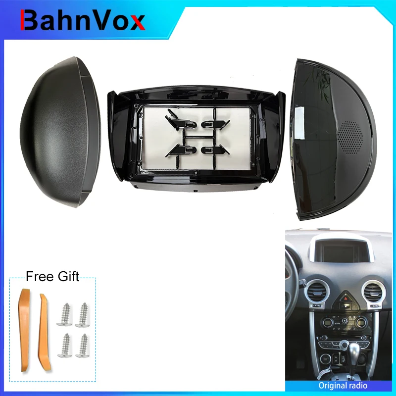 9 inch Android Car Radio frame for  Renault Koleos 2008 - 2016 2din Stereo GPS Fascia bezel Panel Adapter wire harness