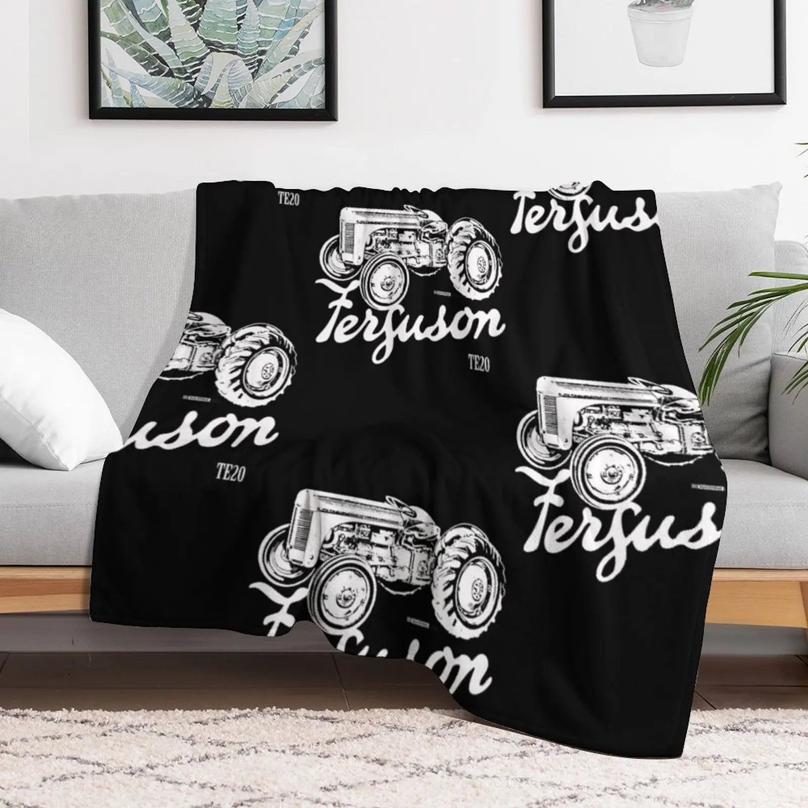 Fergusons Te20 Men Scripts And Illustrationes Throw Blanket warm winter Single Blankets