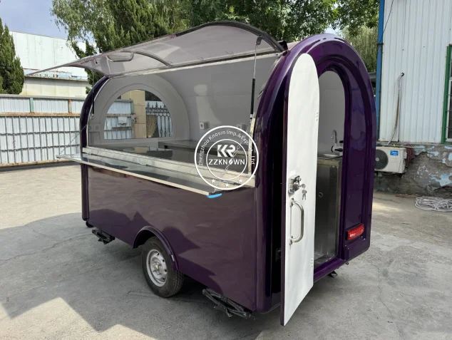 

Concession Food Truck Customized Mobile Kitchen Street Coffee Kiosk Pizza Fast Food Truck Trailer Snack Hot Dog Cart