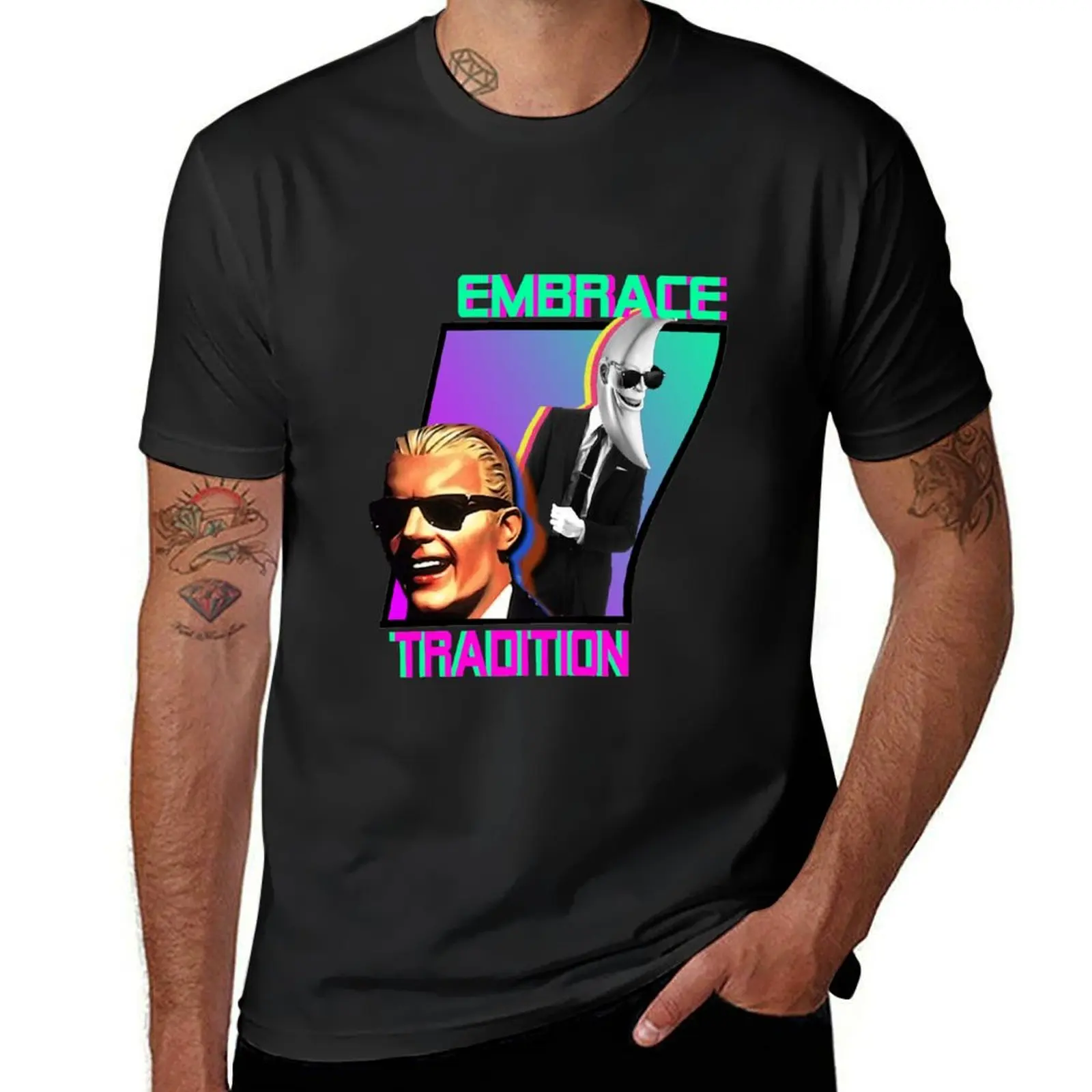 

EMBRACE TRADITION T-Shirt customizeds sublime Short sleeve tee men workout shirt