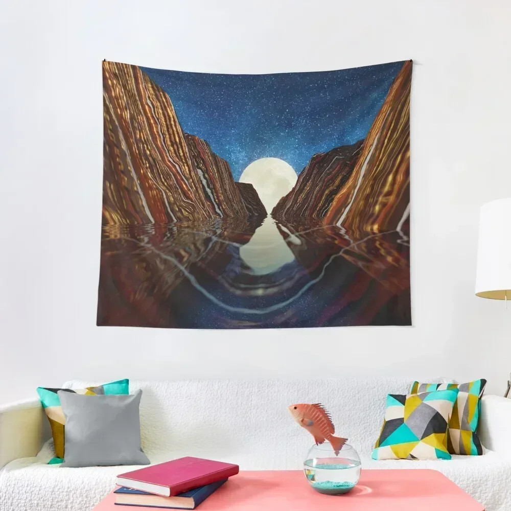 

Moon Reflection Tapestry Decorative Wall Murals Room Decore Aesthetic Tapestry