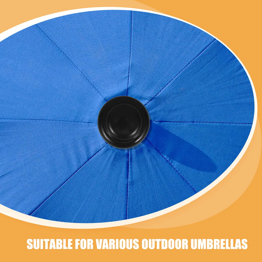 2Pcs Plastic Patio Umbrella Cap Replacement Top Cap Part Umbrella Tip Cover Repair Accessory Protector