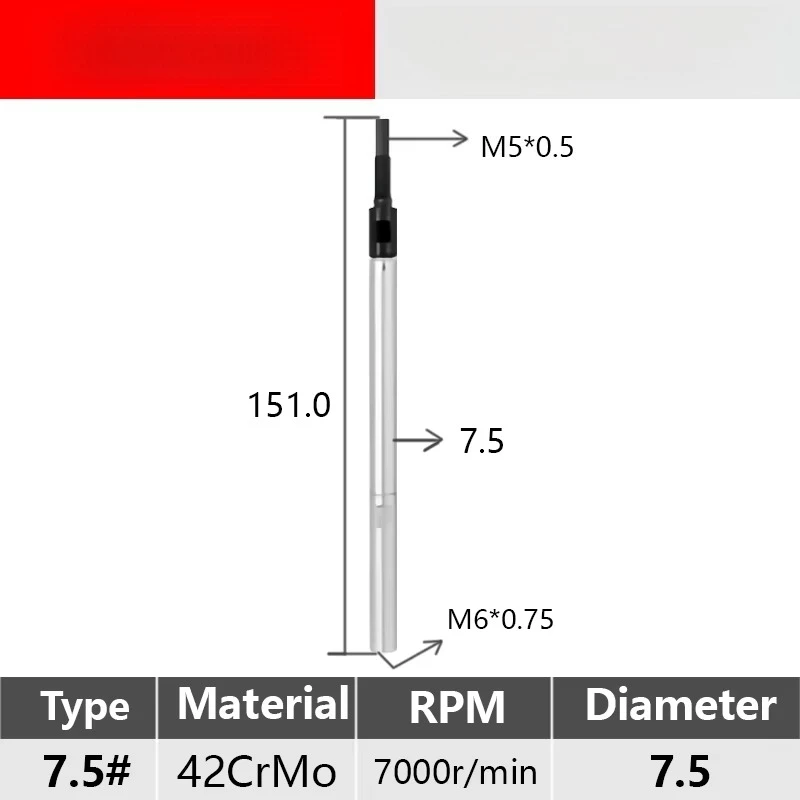 Rotary joint M5 * 0.5 automatic rod feeding device parts