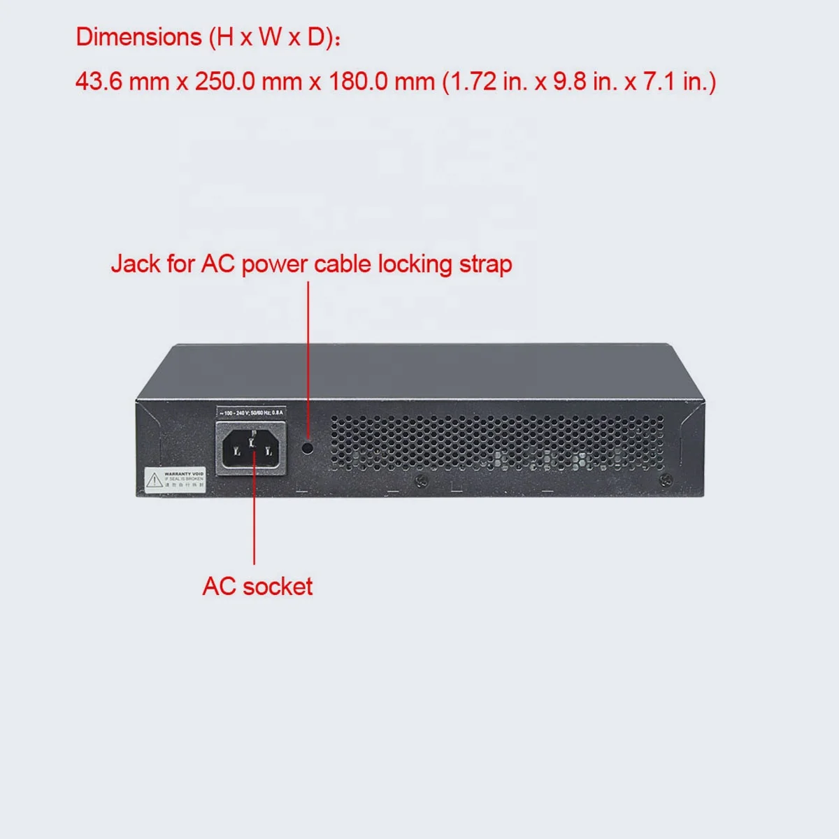 98010568 switch a 8 porte S5720S-12TP-LI-AC switch di accesso gigabit ethernet per qualità superiore