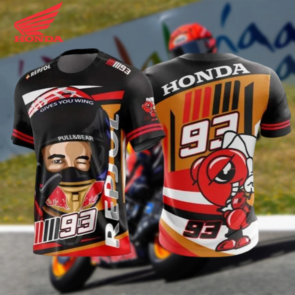 

Лидер продаж, мотоцикл GP Racer Márquez, модная памятная футболка с 3D принтом гоночного фаната, спортивный топ на открытом воздухе