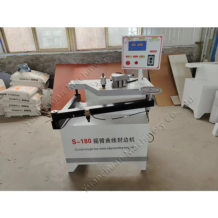 

Rocker type curved linear special-shaped edge banding machine Crystal porcelain painting automatic edge banding machine