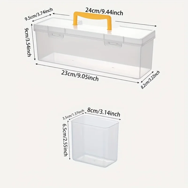 1/7pcs Tool Parts Storage Box Set Multi-Compartment Tool Organizer,Sorting Box for Screws,Wrenches,Hardware Accessories,and Toys