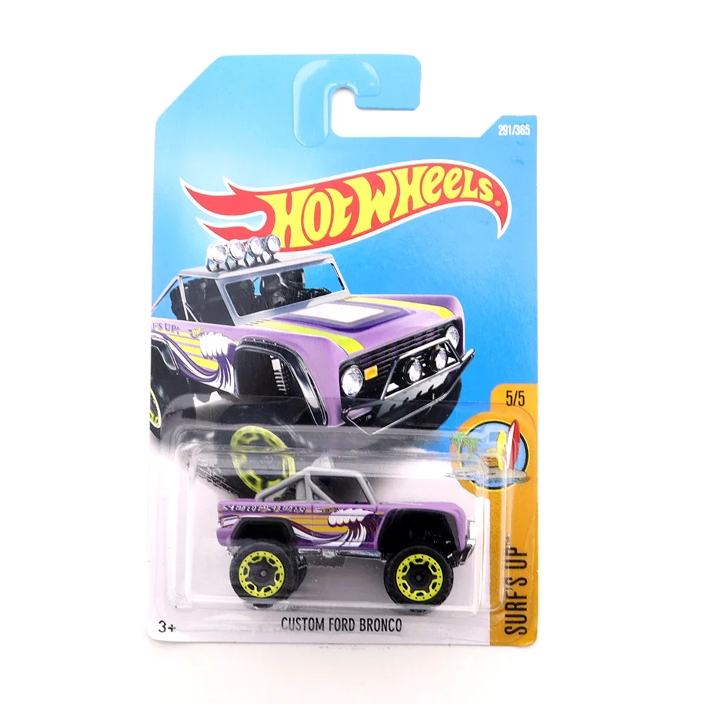 2021-163 Hot Wheels CUSTOM FORD BRONCO Mini Alloy Coupe 1/64 Metal Diecast Model Car Kids Toys Gift