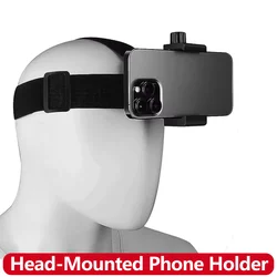 Correa de montaje para la cabeza, soporte para teléfono móvil con Clip para teléfono para iPhone, Samsung, teléfonos inteligentes GoPro Insta360 AKASO SJCAM, cámara de acción DJI
