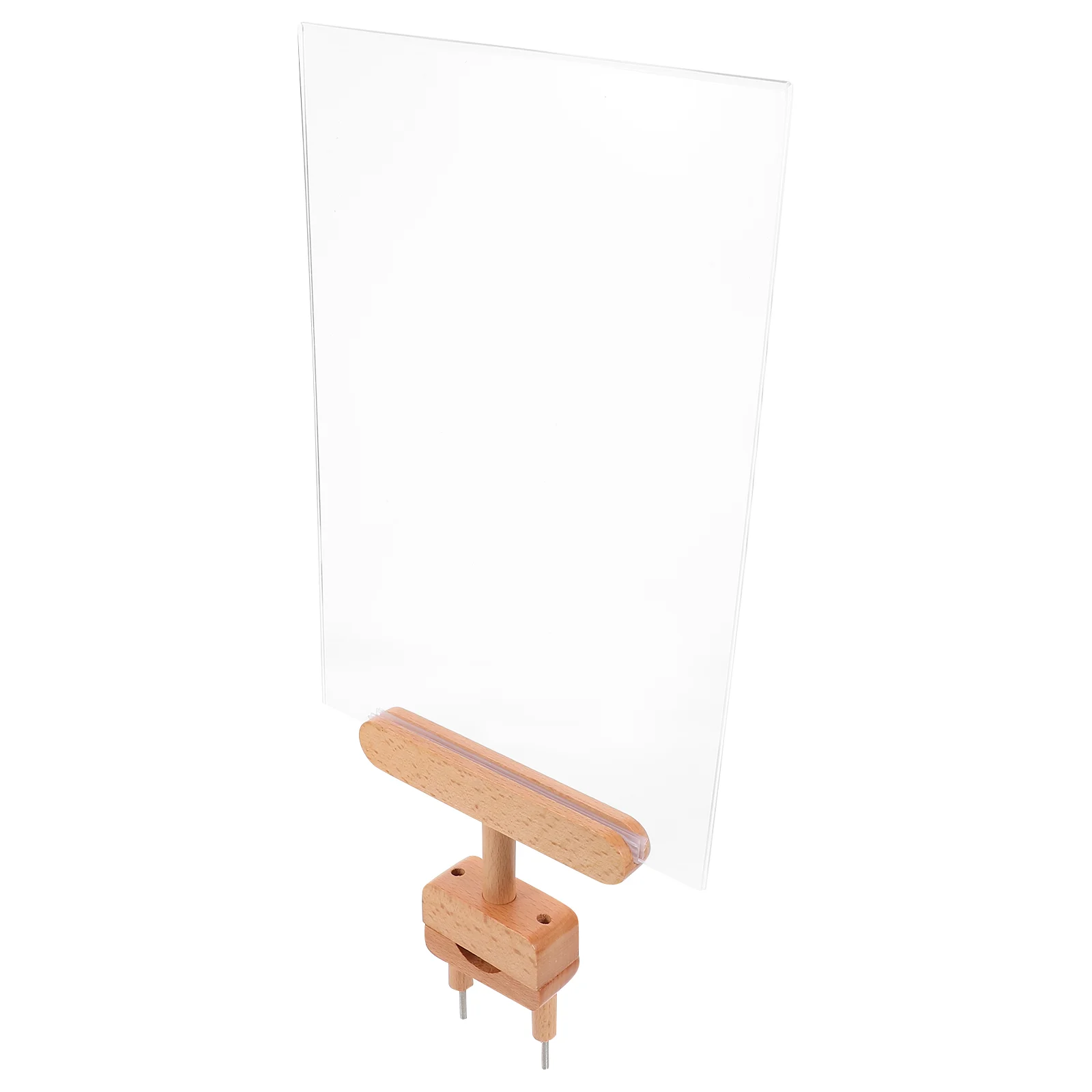 

Price Tag Sign Stand Signs Market Clips on Holder Hanging Khaki Place Card Holders