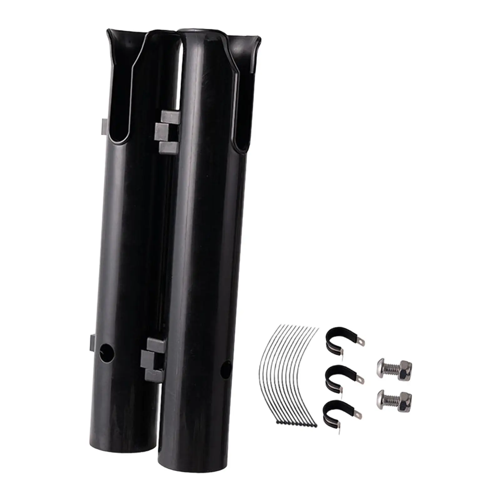 

Держатель для удочек на велосипед: Прочный, портативный, премиум-класса, устойчивый, надежный, профессиональный аксессуар, 2 трубы, подставка для удочек