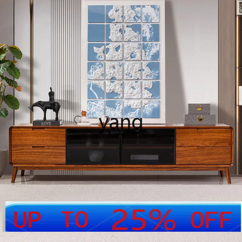 

CX Simple Modern Solid Wood TV Cabinet Living Room Home Floor Cabinet Small Apartment Storage Cabinet