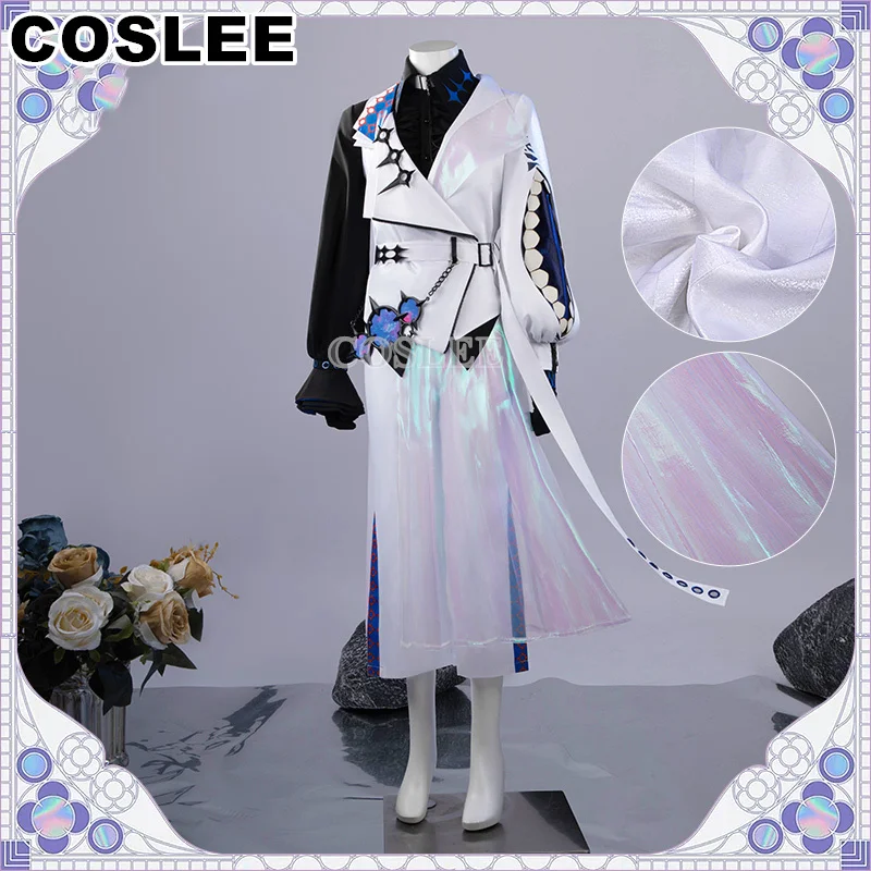 COSLEE Vtuber Nijisanji Hoshirube Sho Cosplay Costume Fashion Handsome Uniform Clothing Halloween Party Outfit Customized New