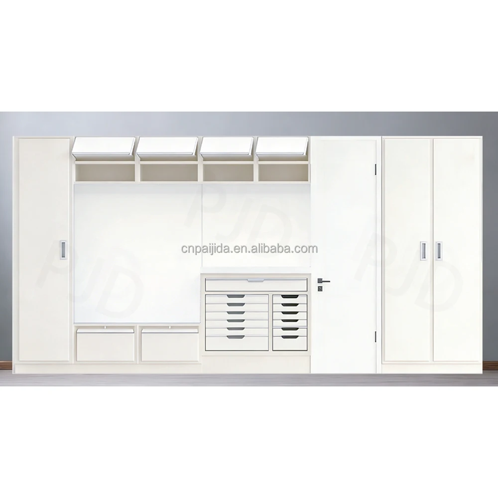 Stackable Modular Combination Cabinet Heavy Duty Steel Storage System Multi-Purpose Workshop Garage OEM Custom Tool StorageATV&U