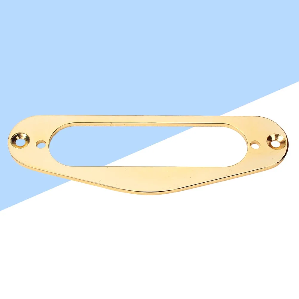 

Guitar Pickup Frame Single Coil Ring Gold Electric Guitar Accessory Durable Mounting Bobbins Style Fits Instruments Metal