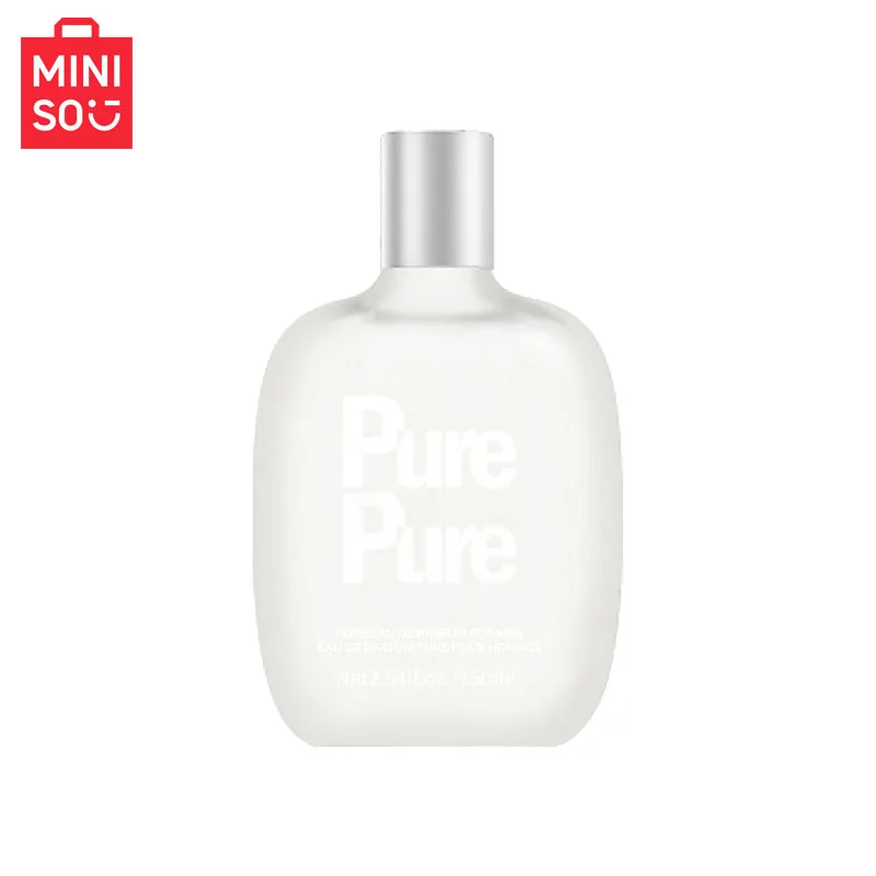 MINISO PURE Perfume For Men Original 75ML Fruity Floral Eau De Parfum Body Spray Luksusowy perfumowany spray dla mężczyzn