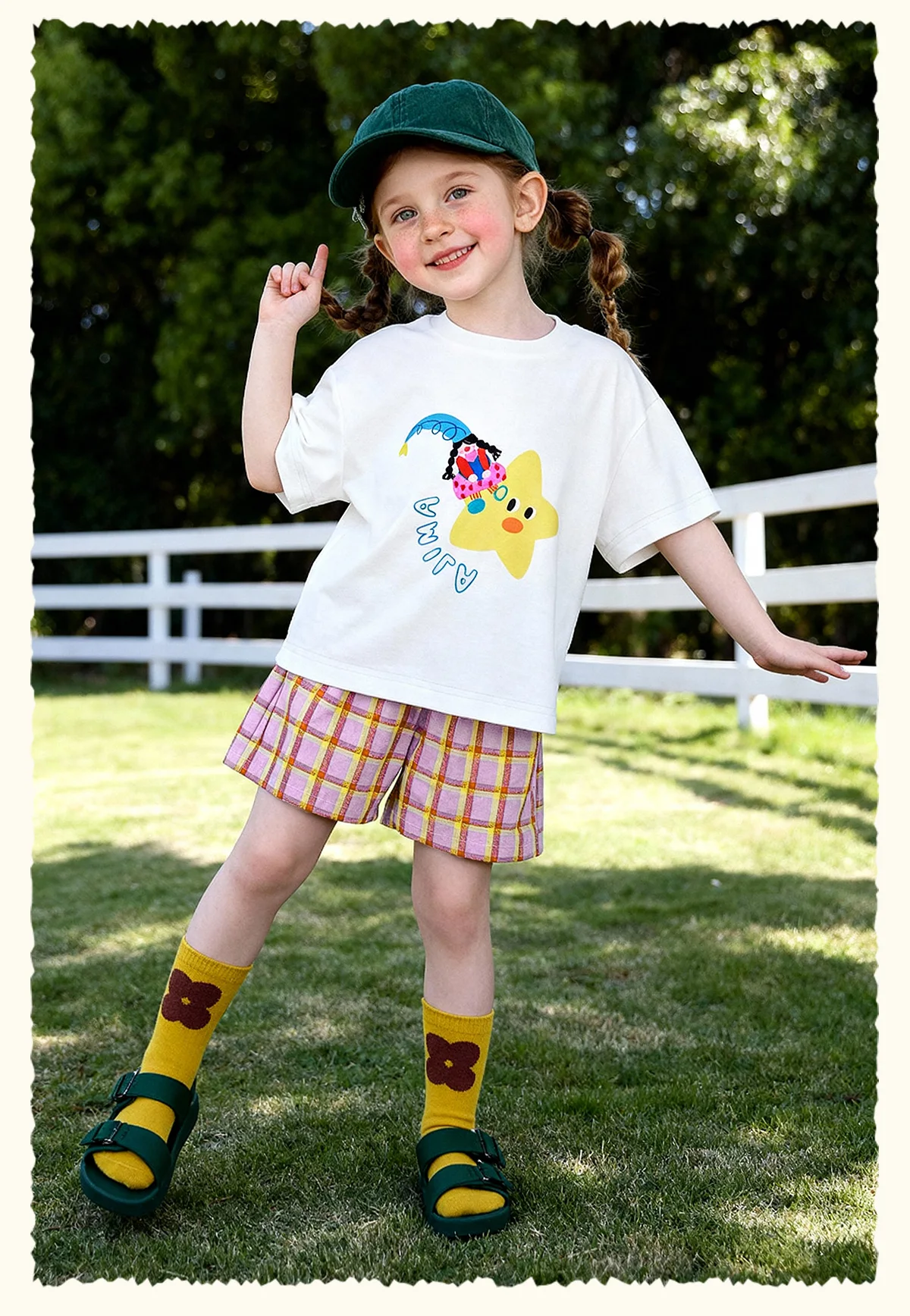 Amila 2026 Sommer-Kindershorts, energiegeladene, vielseitige Stile, Vintage-Kontrastfarbe, vielseitige, modische Freizeitshorts – Detail 14