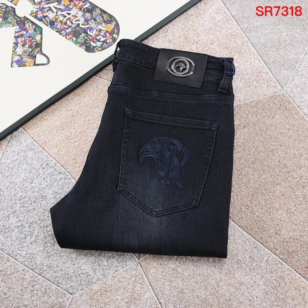 BLLIYOSS Jeans Men 2024 Autumn Winter New comfortable casual elastic High Quality size29-40 Straight long pants Quality Hardware