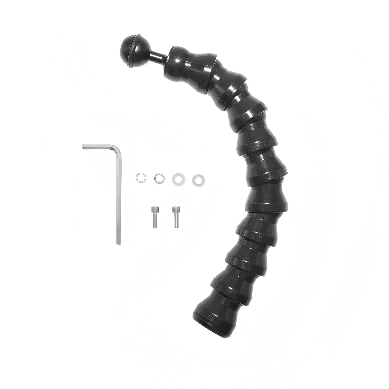 Diving ball head Flexible arm YS joint Curved arm double ball head and single ball head extension for flash and diving lights