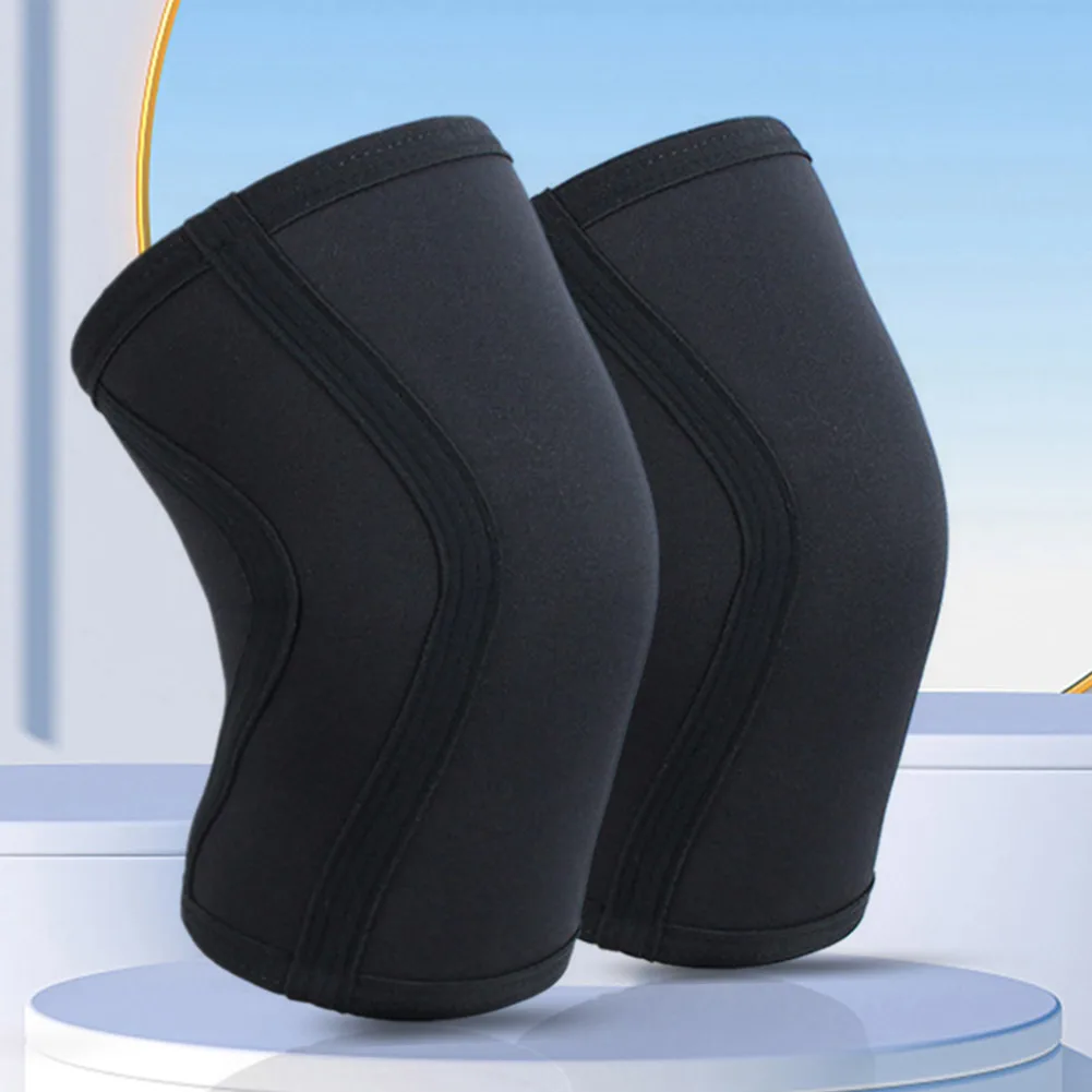 1 PC Squat 7mm Knee Sleeves Pad Support Men Women Gym Sports Compression Neoprene Knee Protector Fitness Gym Fit Weightlifting