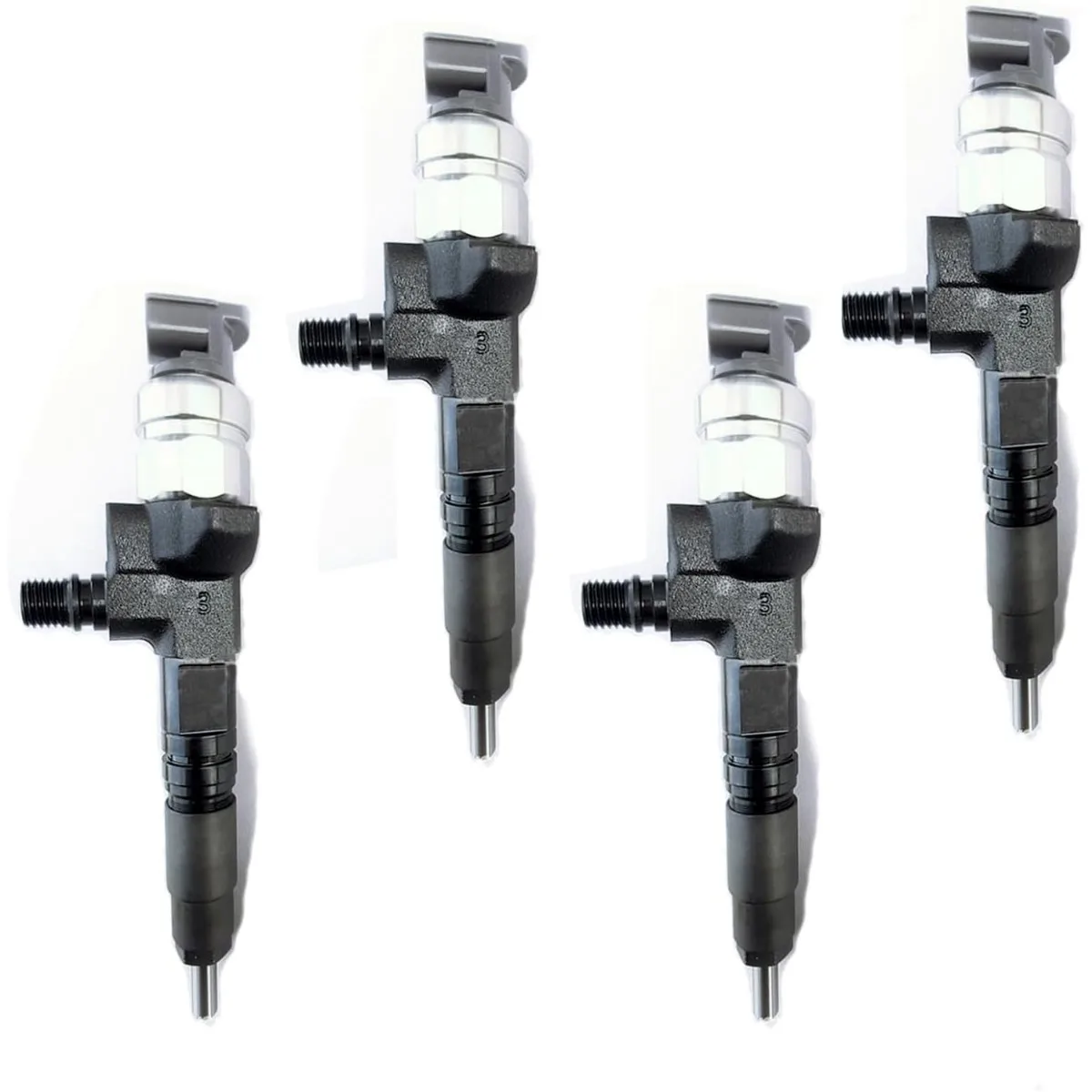 4PCS Fuel Injector 1J770-53050 295050-1980 1J770-53051 For Kubota V3307 Engine