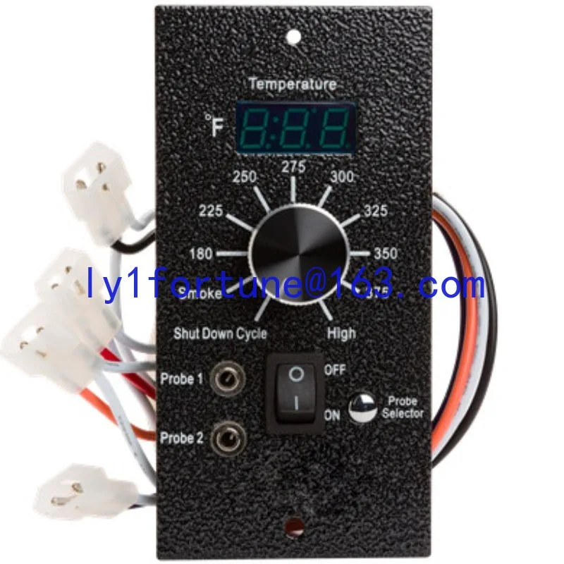 Intelligent digital display controller for granular carbon smoke grill