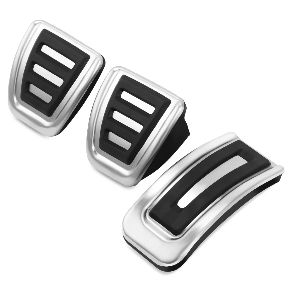 دواسة فرامل غاز من الفولاذ المقاوم للصدأ MT ، لمقعد إيبيزا 6K 6L 6J Skoda Fabia I II VW Polo 9N 6R Bora Golf MK4 IV ، تزيين السيارة
