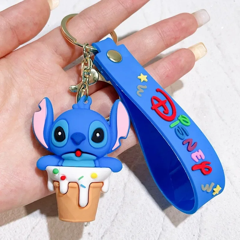 MINISO Disney New Winnie Keychain 2025 Fashion Cartoon Car Key Ring Girl Cute Decoration Unique Idea Gift Backpack Accessories