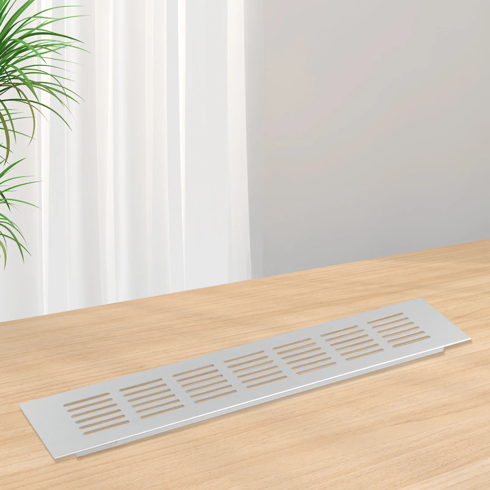 Grille Ventilation Grille Silver Aluminum Alloy for durable Practical To Use Shoe Cabinets For Wardrobes Brand New