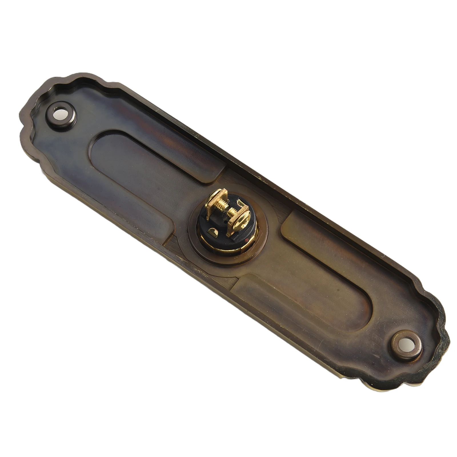 Antique Bronze Lighted Doorbell Button Wired Door Bell Push Buttons Rectangular LED Door Chime Wall Mounted Doorbell Switch