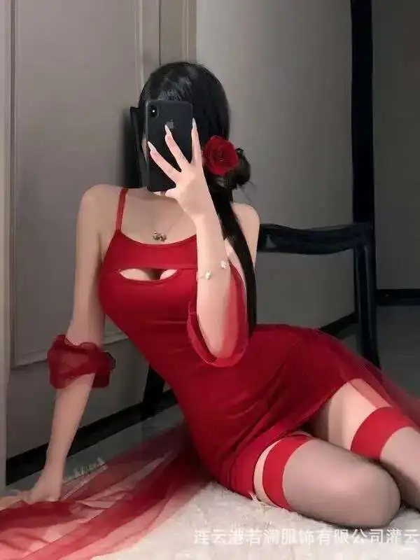 Sexy Secretary Bodycon Dress Elegant Teacher Small Chest Red Date Battle Robe Red Fashion Women Mini Dress Hot Sexy Korean DKZ8