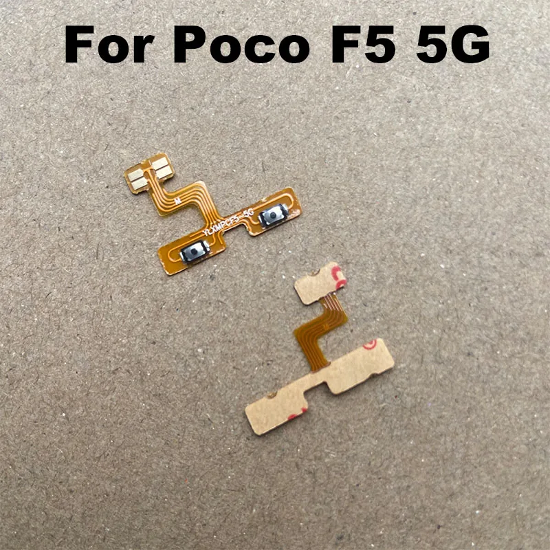 Dla Xiaomi Poco F5 G głośności Flex kabel przycisk włączania i wyłączania klucz elastyczny kabel zamiennik