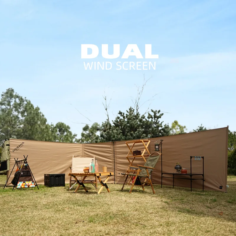 

Outdoor Camping Large Windshield Panel for 5-8 People Modular Windscreen for Self-Driving Trips Camping Windproof Shelter Cloth