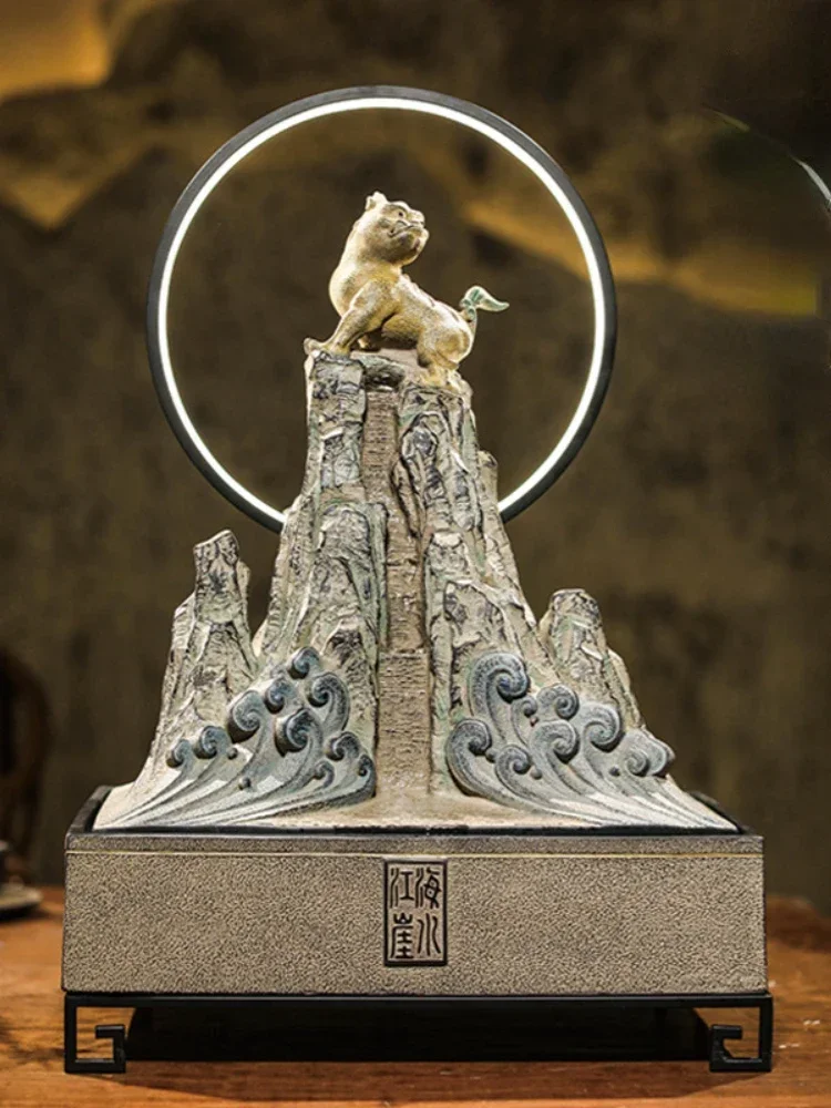 Water Fountain Decoration Living Room Entrance Office Desk Surface Panel Decorations