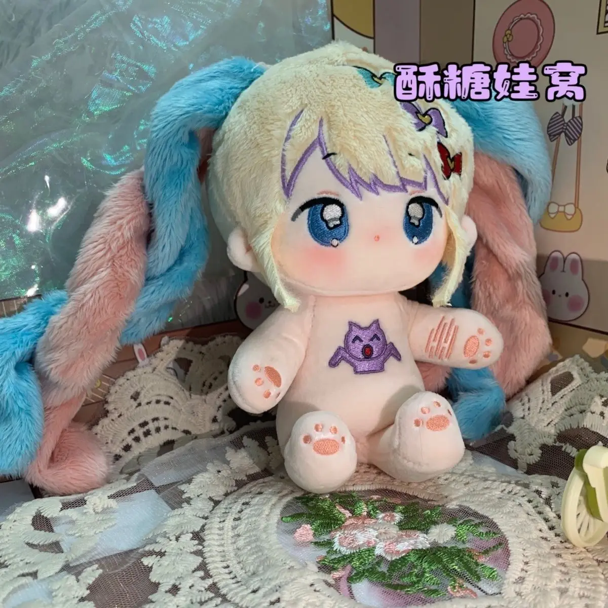 ตุ๊กตาเด็กสาวน่ารัก20ซม. ตุ๊กตาตัวการ์ตูนน่ารักของขวัญวันเกิด