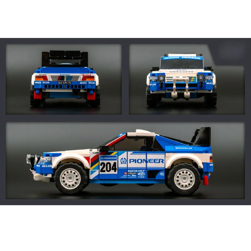 MOC-203822NewClassic405 T16Sports سباق السيارات بنة Model419Parts MOC الإبداعية بنين الأطفال عيد ميلاد اللبنات لعبة