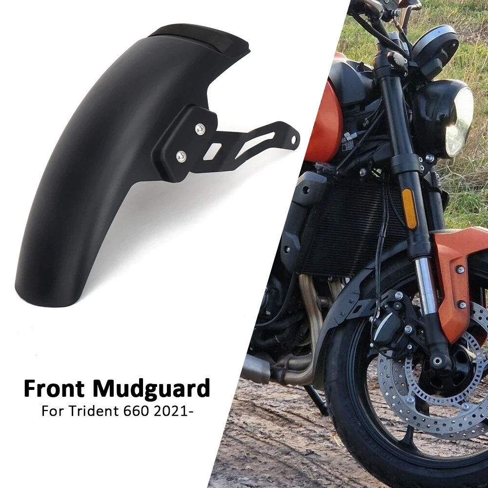 

For Trident 660 Trident660 TRIDENT 660 TRIDENT660 2021 2022 2023 2024 Motorcycles Plastic Front Fender Extender Mudguard